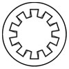 Internal Tooth Lock Washers